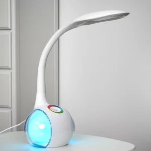 Best Lampe à poser LED flexible Paula, blanc Éclairage De Bureau