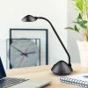 Online Lampe à poser LED arc à bras flexible, noire Éclairage De Bureau