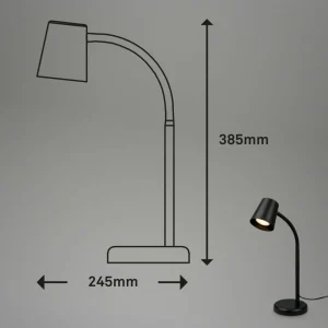Best Sale Lampe à poser Skriva, douille GU10, noir Éclairage De Bureau