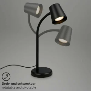 Best Sale Lampe à poser Skriva, douille GU10, noir Éclairage De Bureau