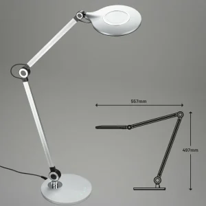 Shop Lampe de bureau LED Office, argentée, CCT Éclairage De Bureau