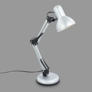 Shop Lampe de bureau Pixa, réglable, E14, blanche Éclairage De Bureau