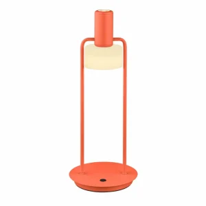 Best Sale Lampe de table LED Banji, orange, hauteur 37 cm, variateur tactile Éclairage De Bureau