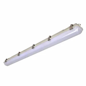 Store Lampe LED pièces humides 659, grise, 126 cm, 40 W Éclairage Technique
