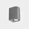 Outlet applique d'extérieur Bob Single, gris, largeur 7 cm, aluminium Éclairage Extérieur Professionnel