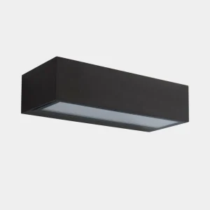 New Applique d'extérieur LED Nemesis, brun, largeur 19,5 cm Éclairage Extérieur Professionnel