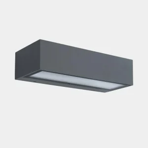 New Applique d'extérieur LED Nemesis, gris, largeur 19,5 cm Éclairage Extérieur Professionnel