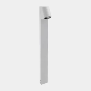 New Borne lumineuse LED Inclined, blanc, hauteur 80 cm, aluminium Éclairage Extérieur Professionnel