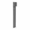 Outlet Borne lumineuse LED standard, gris, hauteur 80 cm, aluminium Éclairage Extérieur Professionnel