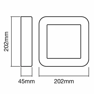 Best Endura Style Square lampe gris foncée Éclairage Extérieur Professionnel