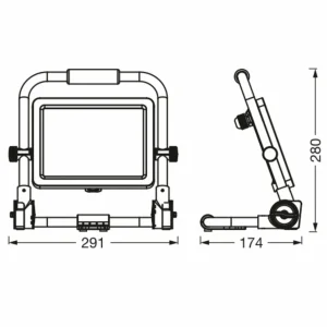 Shop LED-Worklight Value R-Stand Spot LED 50W Éclairage Technique