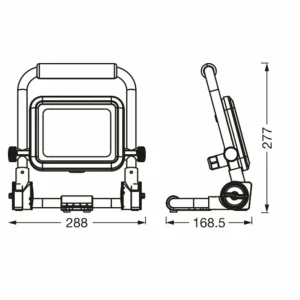 Online LED-Worklight Value R-Stand spot LED 30W Éclairage Technique