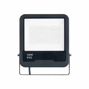 Store WiFi Floodlight, RGBW noir 100W Éclairage Extérieur Professionnel