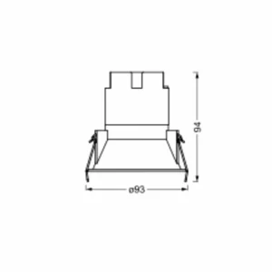 Store Twist spot Ø 9,3 cm 840 blanc/argenté Éclairage De Magasins
