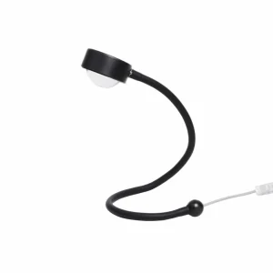 Best Lampe à poser Powerlens Snake, noir, bras flexible Éclairage De Bureau