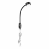 Sale applique murale Jyla, noir, lentille, 4200 K, GX53, bras flexible Éclairage De Bureau