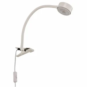 Best lampe à pince Jyla, blanc, 4000K, bras flexible, GX53, fer Éclairage De Bureau
