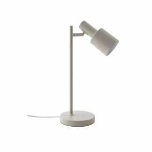 Best Sale lampe à poser Ovelia, beige, fer, E27 Éclairage De Bureau