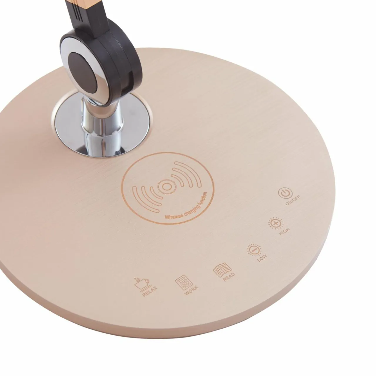 Cheap lampe de table LED Nyxaris, or, métal, CCT, 50 cm Éclairage De Bureau