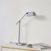 Best Sale lampe de table LED Thies, gris, ABS, hauteur 78cm, intensité variable Éclairage De Bureau