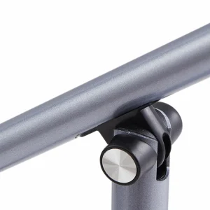 Best Sale lampe de table LED Thies, gris, ABS, hauteur 78cm, intensité variable Éclairage De Bureau