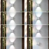 Hot Smart Applique d'extérieur LED Dara blanc rond CCT RVB Tuya Éclairage Extérieur Professionnel