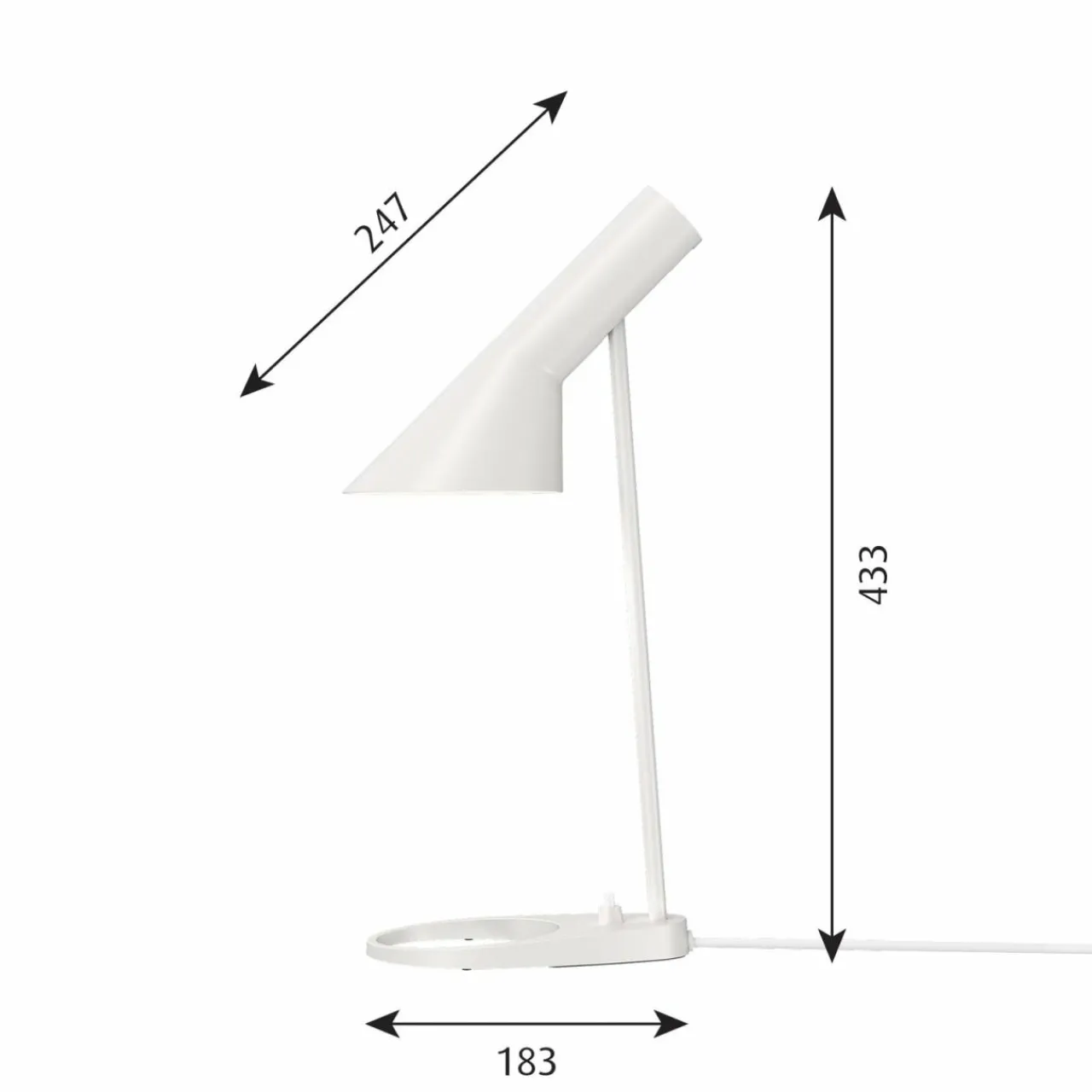 louis_poulsen_aj_mini_lampe__poser_blanc_0.webp Flash Sale AJ Mini lampe à poser, blanc Éclairage De Bureau