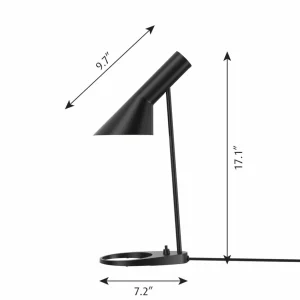 Best AJ Mini lampe à poser, noir Éclairage De Bureau
