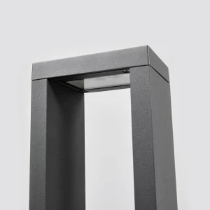 Sale Borne lumineuse LED Jupp, gris graphite, aluminium, 60 cm Éclairage Extérieur Professionnel