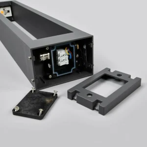 Sale Borne lumineuse LED Jupp, gris graphite, aluminium, 60 cm Éclairage Extérieur Professionnel