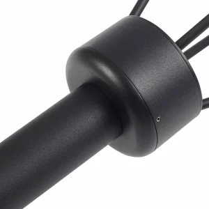 Store luminaire d'extérieur LED Elario, 222 cm, noir, aluminium Éclairage Extérieur Professionnel