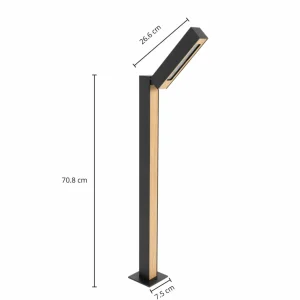 Store Taskalin borne LED à 1 lampe, 70 cm Éclairage Extérieur Professionnel