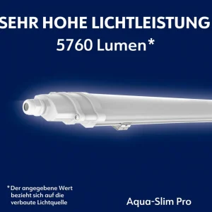 Cheap Luminaire à vasque LED Aquaslim, longueur 127 cm, IP65, plastique Éclairage Technique
