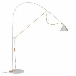 Outlet AYNO L lampadaire gris/orange 4 000 K Éclairage De Bureau
