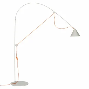 Store AYNO L lampadaire gris/orange 3 000 K Éclairage De Bureau