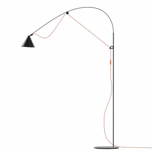 Discount AYNO L lampadaire noir/orange 4 000 K Éclairage De Bureau