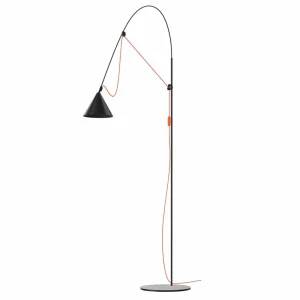 Discount AYNO L lampadaire noir/orange 4 000 K Éclairage De Bureau