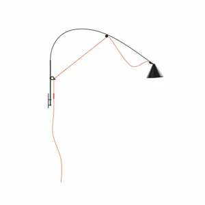 Online AYNO wall L applique noire/orange 927 Éclairage De Bureau