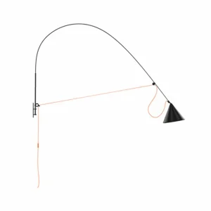 Best Sale AYNO wall XL applique noire/orange 927 Éclairage De Bureau