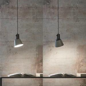 Outlet K831 suspension, gris béton émaillé Éclairage De Bureau
