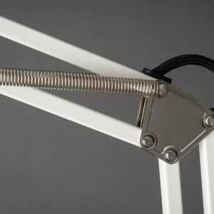 Shop lampe à poser à ressort avec pied blanc Éclairage De Bureau