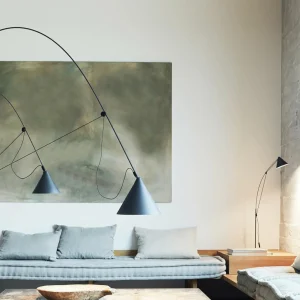 Outlet Lampe à poser LED AYNO S, noir/noir 2.700 K 76 cm Éclairage De Bureau