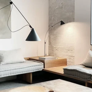Store Lampe à poser LED AYNO S, noir/noir 3.000 K 76 cm Éclairage De Bureau
