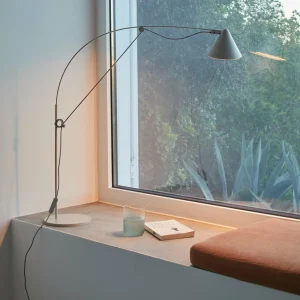 Cheap lampe de table LED AYNO S, gris/gris, 4.000 K, 76 cm Éclairage De Bureau