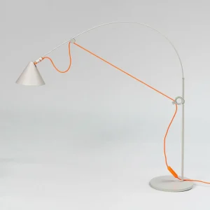 New lampe de table LED AYNO S, gris/orange, 4.000 K, 76 cm Éclairage De Bureau