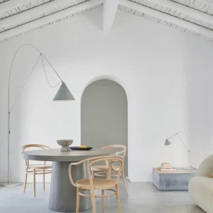 Best Sale Lampe sur pied LED AYNO XL, gris/gris, 3.000 K, 290 cm Éclairage De Bureau