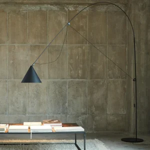New Lampe sur pied LED AYNO XL noir/noir 2.700 K 290 cm Éclairage De Bureau