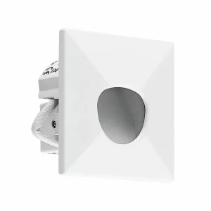 Hot lampe encastrable LED Wall 68 R Sina IP44 SQ, blanc, CCT Éclairage Extérieur Professionnel
