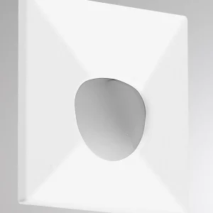 Hot lampe encastrable LED Wall 68 R Sina IP44 SQ, blanc, CCT Éclairage Extérieur Professionnel