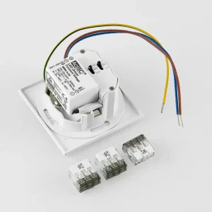 Flash Sale lampe encastrable LED Wall 68R IP44 SQ, blanc, aluminium, CCT Éclairage Extérieur Professionnel
